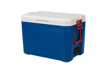 blue box isolated on white