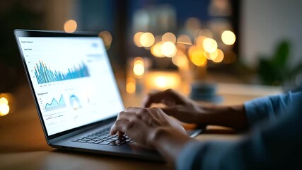 Hands analyzing email performance metrics with lightbulb optimization insights creative AB testing digital campaign improvement analytics dashboard face not visible - Powered by Adobe