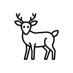 Obraz premium deer vector illustration