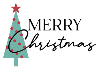 Merry Christmas | Xmas Tree | Festive Vector Artwork