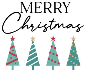 Merry Christmas | Xmas Tree | Festive Vector Artwork