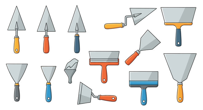 Construction and renovation trowels, spatulas, and hand tools
