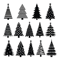 Obraz premium Christmas trees