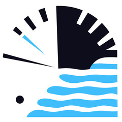vector illustration of a set of different types of gas