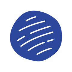 Traditional Pita Flatbread Cuisine Glyph Icon