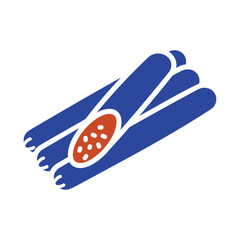 Hunting Sausages Glyph Vector Icon