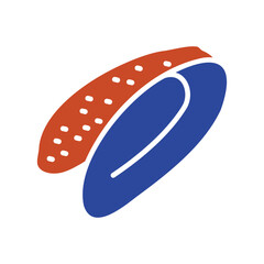 Duck Breast Fillet Glyph Vector Icon