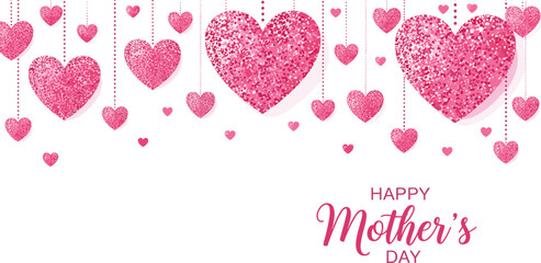 Sparkling Hearts for Mother's Day A Glittering Celebration of Love