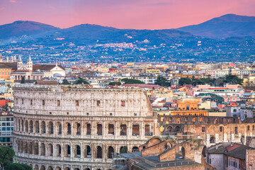 Rome, Italy Over the Roman Forum 1280