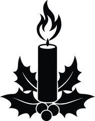 Christmas Candle Icon