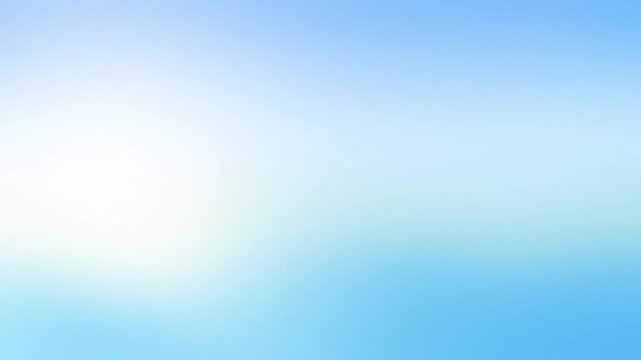 A soothing, bright gradient of blue tones, transitioning from lighter to deeper shades