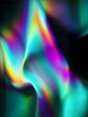 Vibrant abstract aurora-style background with flowing neon gradients