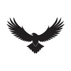 Majestic Eagle Sky Dominator Silhouette Emblem