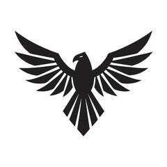 Majestic Eagle Bold Icon Power Silhouette