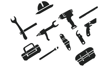 Tool silhouette set