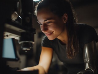 Adaptive technology specialist using machinery for product development and engineering innovation project