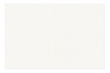 White textured paper frame with subtle shadow on a transparent background, blank space for text or content