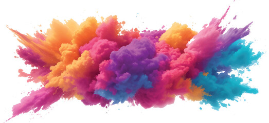 Abstract colorful watercolor paint splash texture design on paper