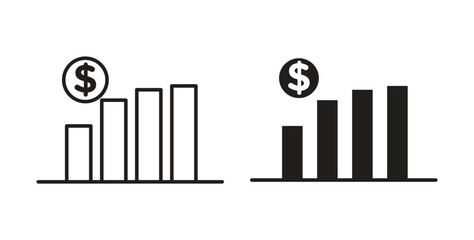 Chat arrow grow icon