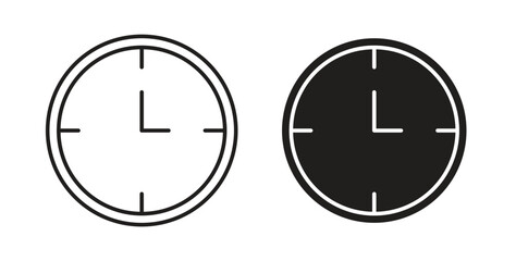 Clock nine icon