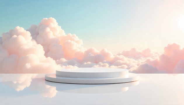 cosmetics podium in the sky