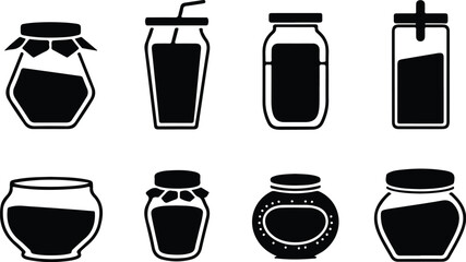 Jar Icon Set – High-Quality Minimal & Modern Jar Icons Collection Best Jar Icon Set – Clean, Simple & Editable Jar Icons for Designers