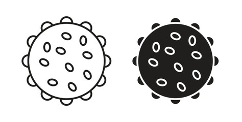 Massage ball icons for use web design,logo.Symbol illustration.