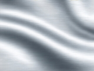 Smooth silver metallic surface with soft flowing reflections and brushed texture