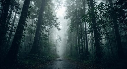 Obraz premium Bali Rainy Jungle Mood