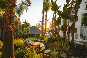 Sunrise resort relaxation