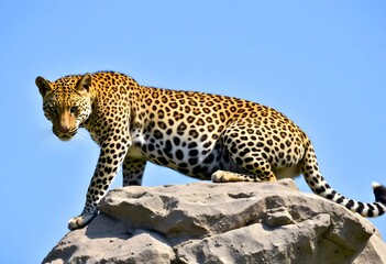 Obraz premium A close up of a Leopard