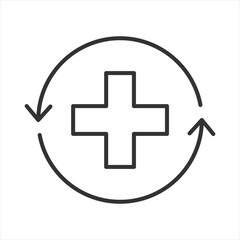 Recovery Outline Icon