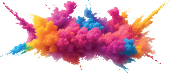 Vibrant abstract watercolor paint splash background with colorful ink blots and artistic texture