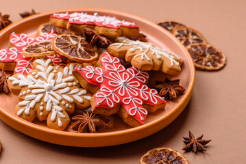 Gingerbread, Christmas cookies, and ornamental holiday baked goods. Christmas gingerbread