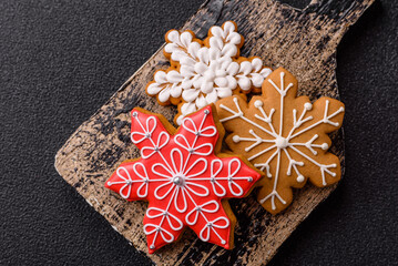 Gingerbread, Christmas cookies, and ornamental holiday baked goods. Christmas gingerbread