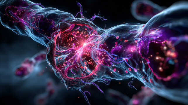 Science Photo of bacteria Corynebacterium is a genus of bacteria that are Gram-positive and aerobic. They are bacilli, and in some phases of life they are, more particularly, club-shaped 3d rendering