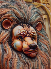 Rilievo Fantastico di Testa di Leone 439