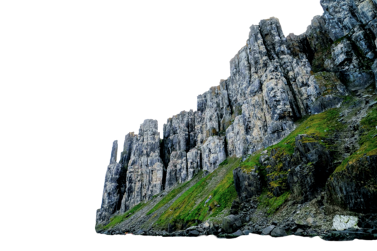 Alkefjellet Bird Mountain Cliffs Png