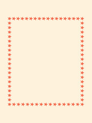 Vintage hand drawn frames with lines, ribbons, and swirls. Colorful minimalist borders in Italian summer style. Decorative elements, stamps, and outlines. Vector template for poster, invitation, card