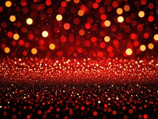Sparkling Red Glitter Background - Dramatic Festive Texture for Events, Design, and Creative Projects