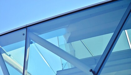 modern abstract glass architectural forms.