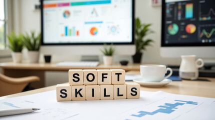 Office soft skills content asset helping learning teams build slide decks about collaboration, leadership plus feedback culture for employee workshops in corporate workplace communication projects