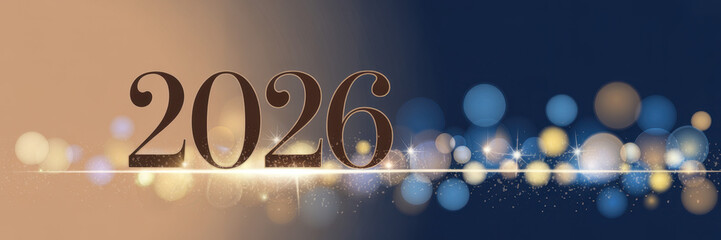 2026 Happy New Year Greeting Card
