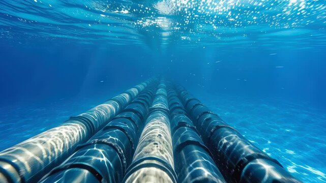 Explore Underwater Pathways and the Beauty of Submerged Structures in Clear Waters