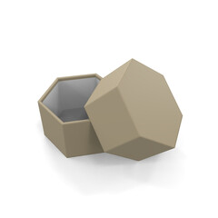 Minimalist Product Package on White Background for Branding Presentation and Clean Professional Mockup Design Use