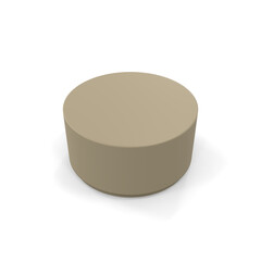 Minimalist Product Package on White Background for Branding Presentation and Clean Professional Mockup Design Use