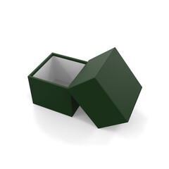 Minimalist Product Package on White Background for Branding Presentation and Clean Professional Mockup Design Use