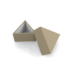 Minimalist Product Package on White Background for Branding Presentation and Clean Professional Mockup Design Use