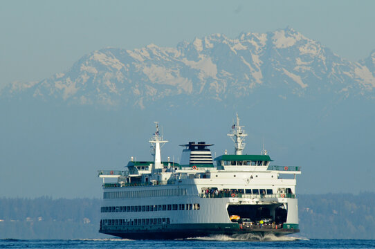 Ferry, Tacoma on route to or from Bremerton, Washington