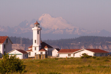 Lighthouse in Port Townsend, Washington State,, USA